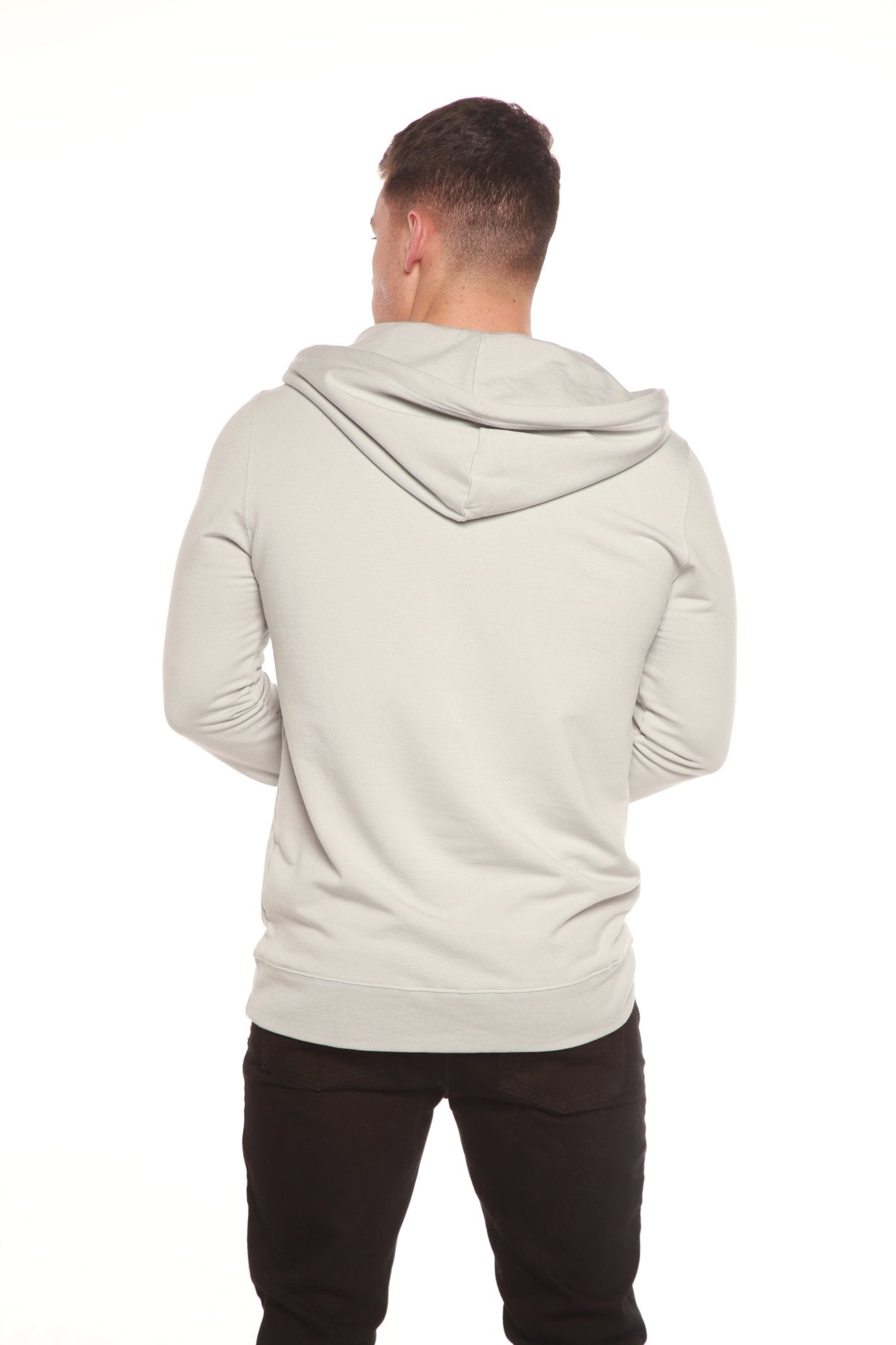 Men's Henley Style Bamboo Viscose Fleece Hoodie mens hoodie La Vie Bien Men's Henley Style Bamboo Viscose Fleece Hoodie