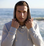 Men's Henley Style Bamboo Viscose Fleece Hoodie mens hoodie La Vie Bien Men's Henley Style Bamboo Viscose Fleece Hoodie