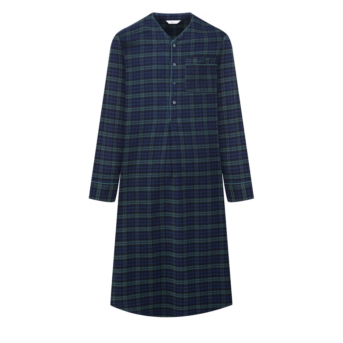 Mens Nightshirt - 100% Cotton Flannel Mens Nightshirts for Sleeping pajama-tops La Vie Bien Mens Nightshirt - 100% Cotton Flannel Mens Nightshirts for Sleeping