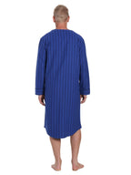 Mens Nightshirt - 100% Cotton Flannel Mens Nightshirts for Sleeping pajama-tops La Vie Bien Mens Nightshirt - 100% Cotton Flannel Mens Nightshirts for Sleeping