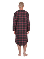 Mens Nightshirt - 100% Cotton Flannel Mens Nightshirts for Sleeping pajama-tops La Vie Bien Mens Nightshirt - 100% Cotton Flannel Mens Nightshirts for Sleeping