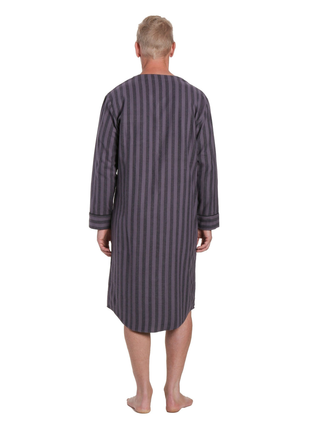 Mens Nightshirt - 100% Cotton Flannel Mens Nightshirts for Sleeping pajama-tops La Vie Bien Mens Nightshirt - 100% Cotton Flannel Mens Nightshirts for Sleeping