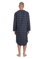 Mens Nightshirt - 100% Cotton Flannel Mens Nightshirts for Sleeping pajama-tops La Vie Bien Mens Nightshirt - 100% Cotton Flannel Mens Nightshirts for Sleeping