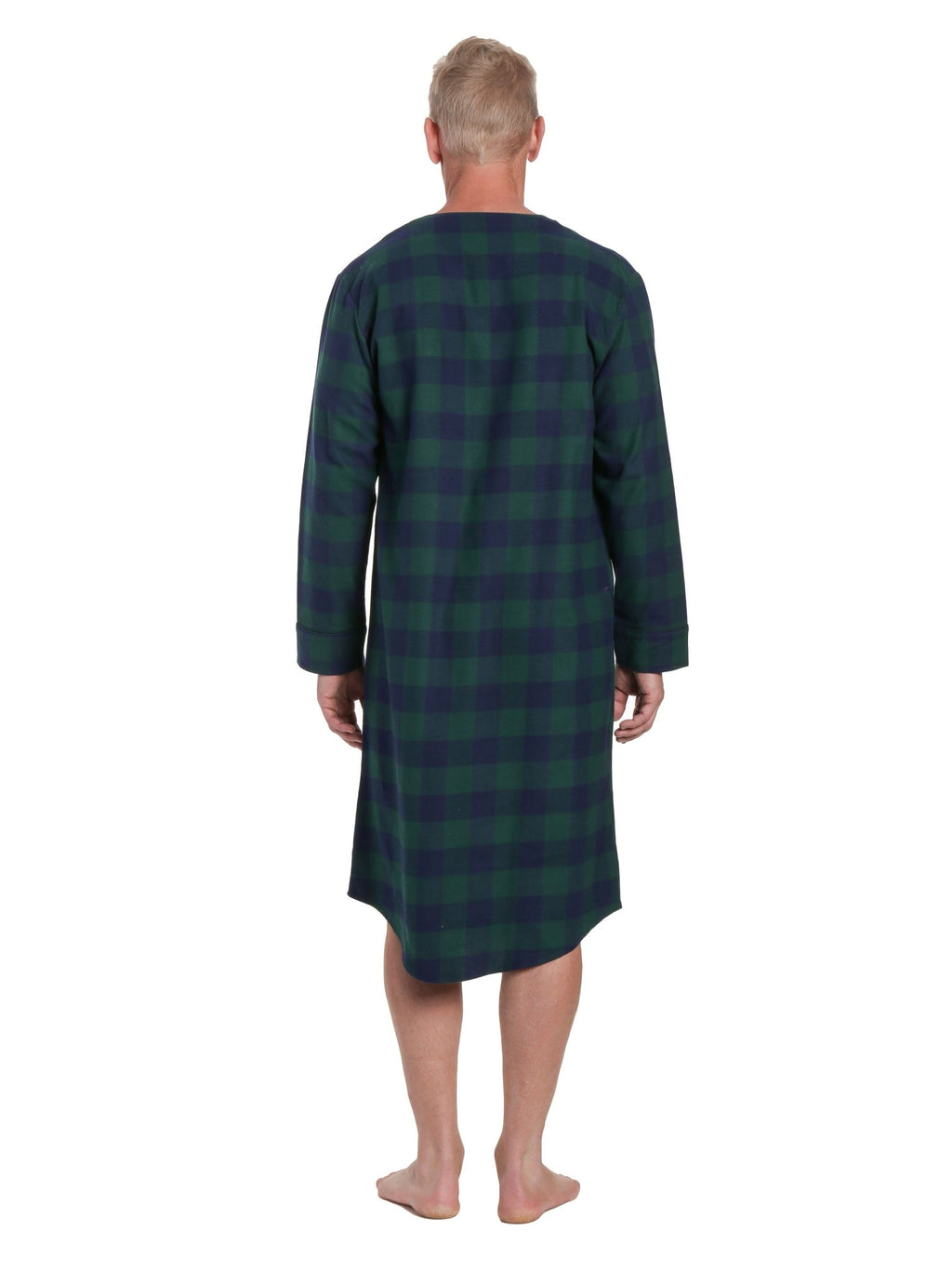 Mens Nightshirt - 100% Cotton Flannel Mens Nightshirts for Sleeping pajama-tops La Vie Bien Mens Nightshirt - 100% Cotton Flannel Mens Nightshirts for Sleeping