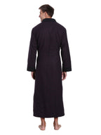 Men's Premium 100% Cotton Flannel Fleece Lined Robe bathrobes La Vie Bien Men's Premium 100% Cotton Flannel Fleece Lined Robe