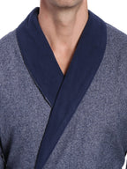 Men's Premium 100% Cotton Flannel Fleece Lined Robe bathrobes La Vie Bien Men's Premium 100% Cotton Flannel Fleece Lined Robe