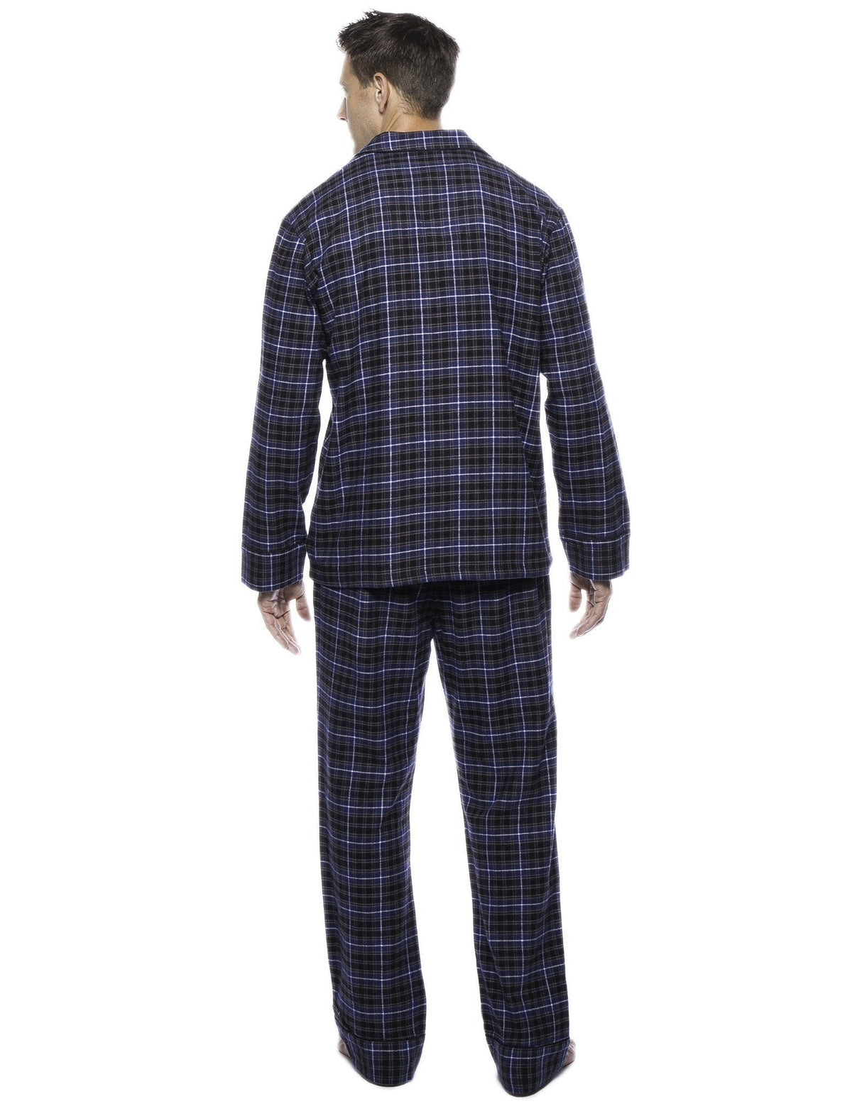 Men's Premium 100% Cotton Flannel Pajama Sleepwear Set pajama-sets La Vie Bien Men's Premium 100% Cotton Flannel Pajama Sleepwear Set