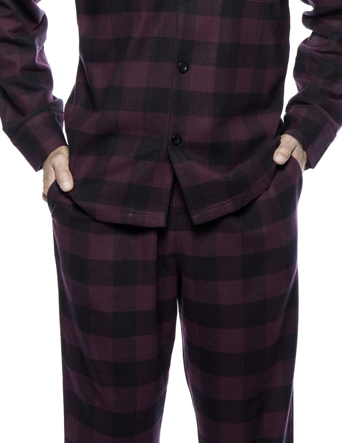 Men's Premium 100% Cotton Flannel Pajama Sleepwear Set pajama-sets La Vie Bien Men's Premium 100% Cotton Flannel Pajama Sleepwear Set