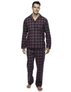 Men's Premium 100% Cotton Flannel Pajama Sleepwear Set pajama-sets La Vie Bien Men's Premium 100% Cotton Flannel Pajama Sleepwear Set