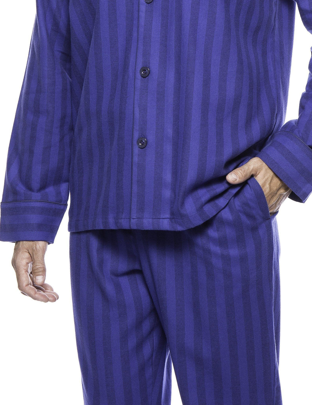 Men's Premium 100% Cotton Flannel Pajama Sleepwear Set pajama-sets La Vie Bien Men's Premium 100% Cotton Flannel Pajama Sleepwear Set