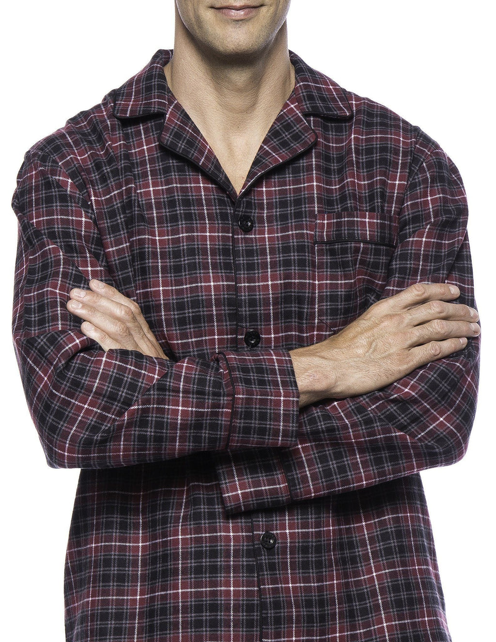 Men's Premium 100% Cotton Flannel Pajama Sleepwear Set pajama-sets La Vie Bien Men's Premium 100% Cotton Flannel Pajama Sleepwear Set