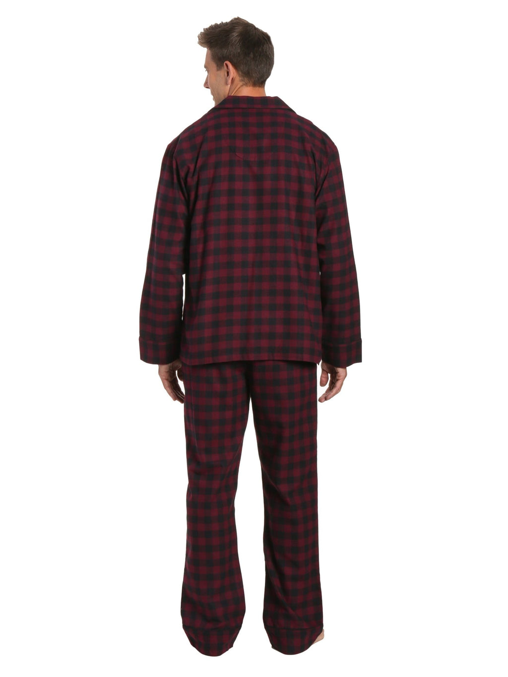 Men's Premium 100% Cotton Flannel Pajama Sleepwear Set pajama-sets La Vie Bien Men's Premium 100% Cotton Flannel Pajama Sleepwear Set