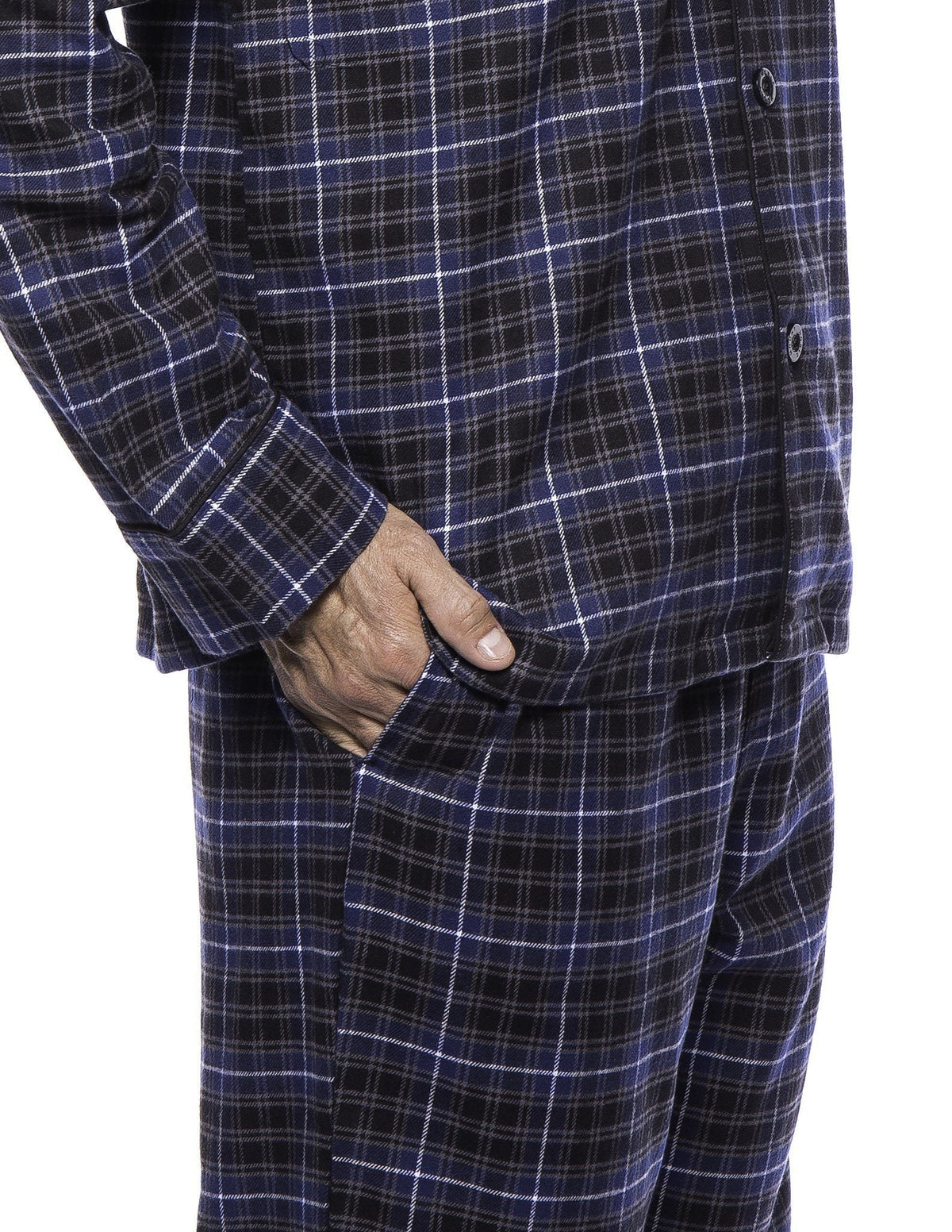Men's Premium 100% Cotton Flannel Pajama Sleepwear Set pajama-sets La Vie Bien Men's Premium 100% Cotton Flannel Pajama Sleepwear Set