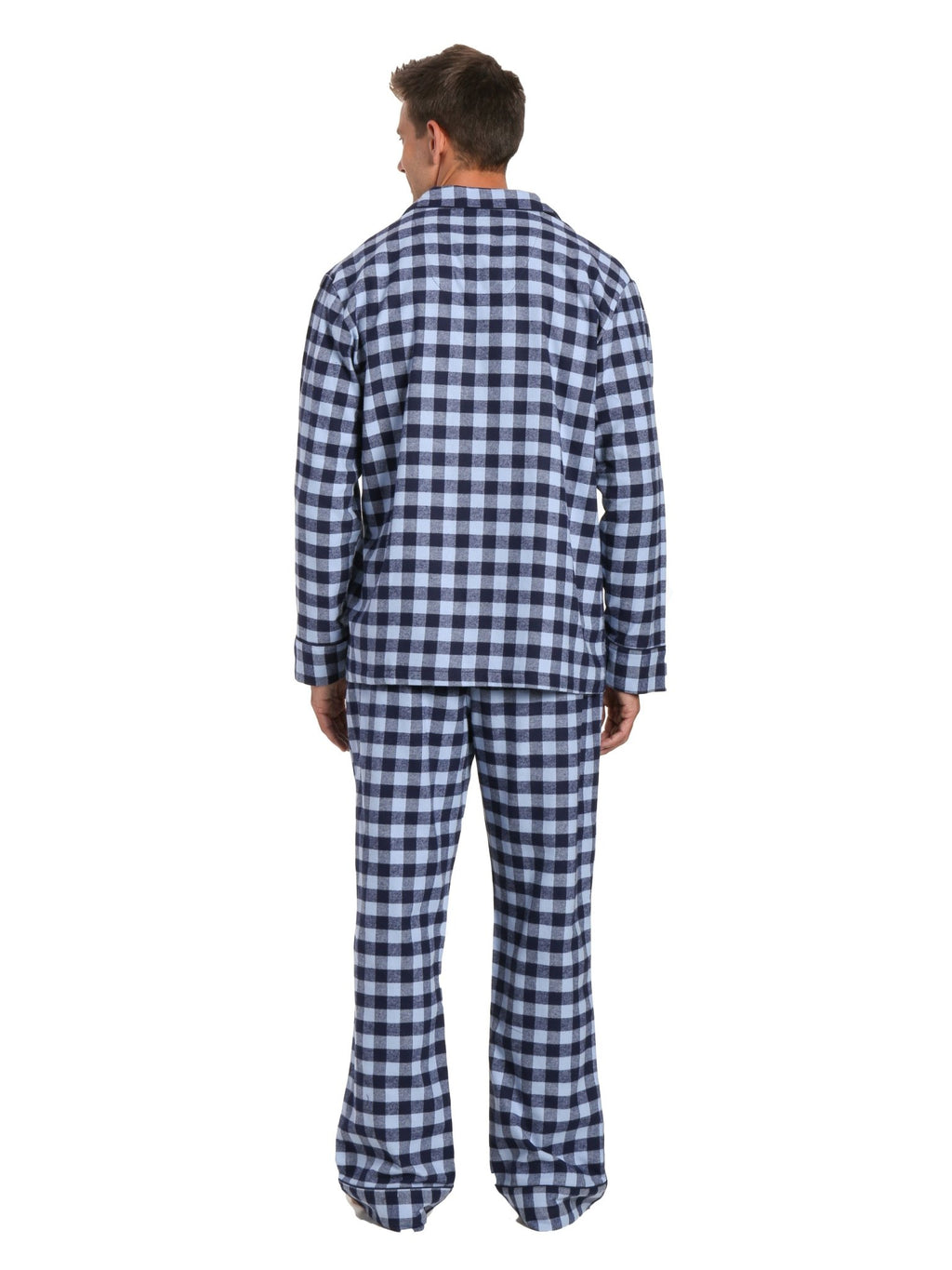Men's Premium 100% Cotton Flannel Pajama Sleepwear Set pajama-sets La Vie Bien Men's Premium 100% Cotton Flannel Pajama Sleepwear Set