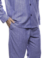 Men's Premium 100% Cotton Flannel Pajama Sleepwear Set pajama-sets La Vie Bien Men's Premium 100% Cotton Flannel Pajama Sleepwear Set