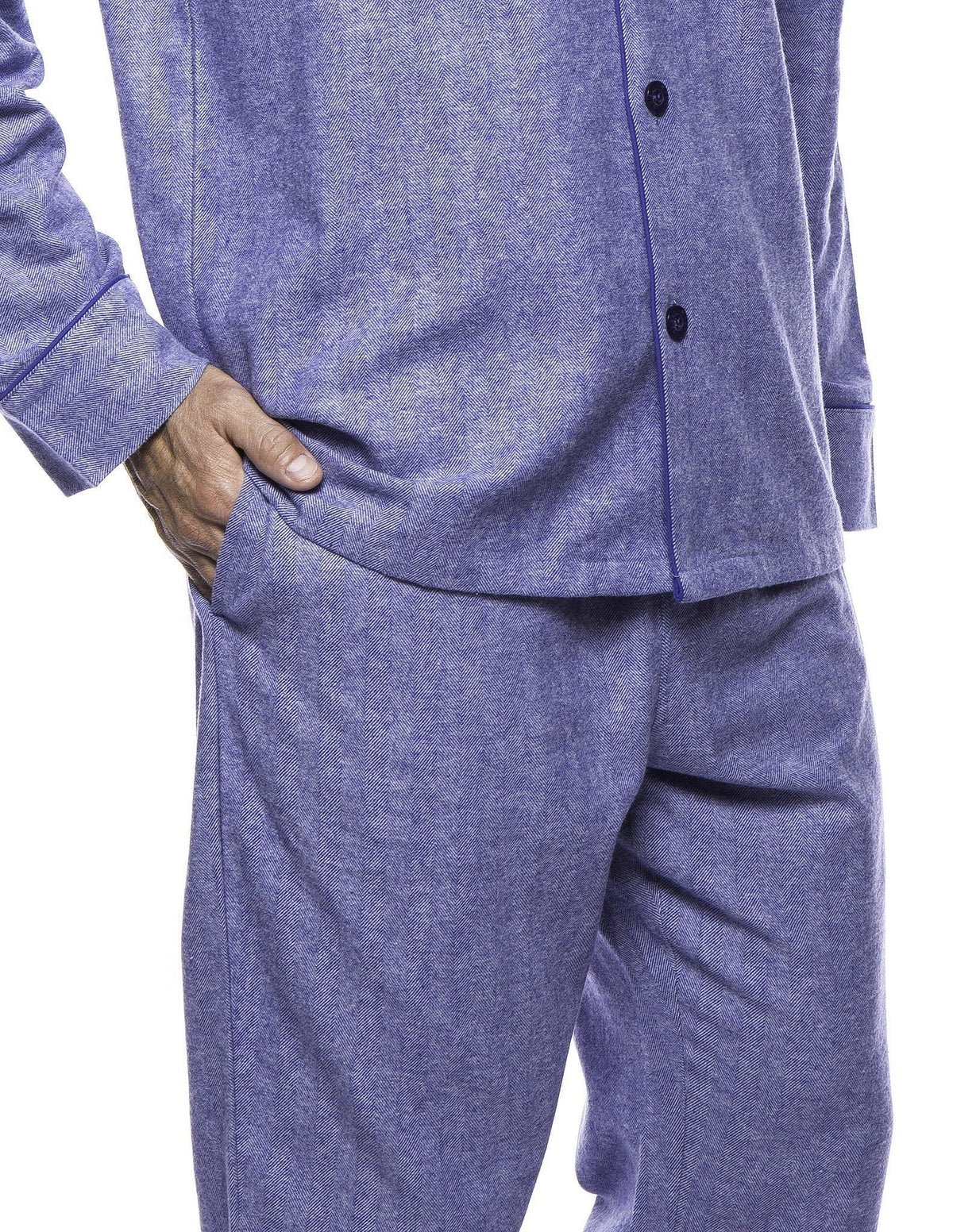 Men's Premium 100% Cotton Flannel Pajama Sleepwear Set pajama-sets La Vie Bien Men's Premium 100% Cotton Flannel Pajama Sleepwear Set