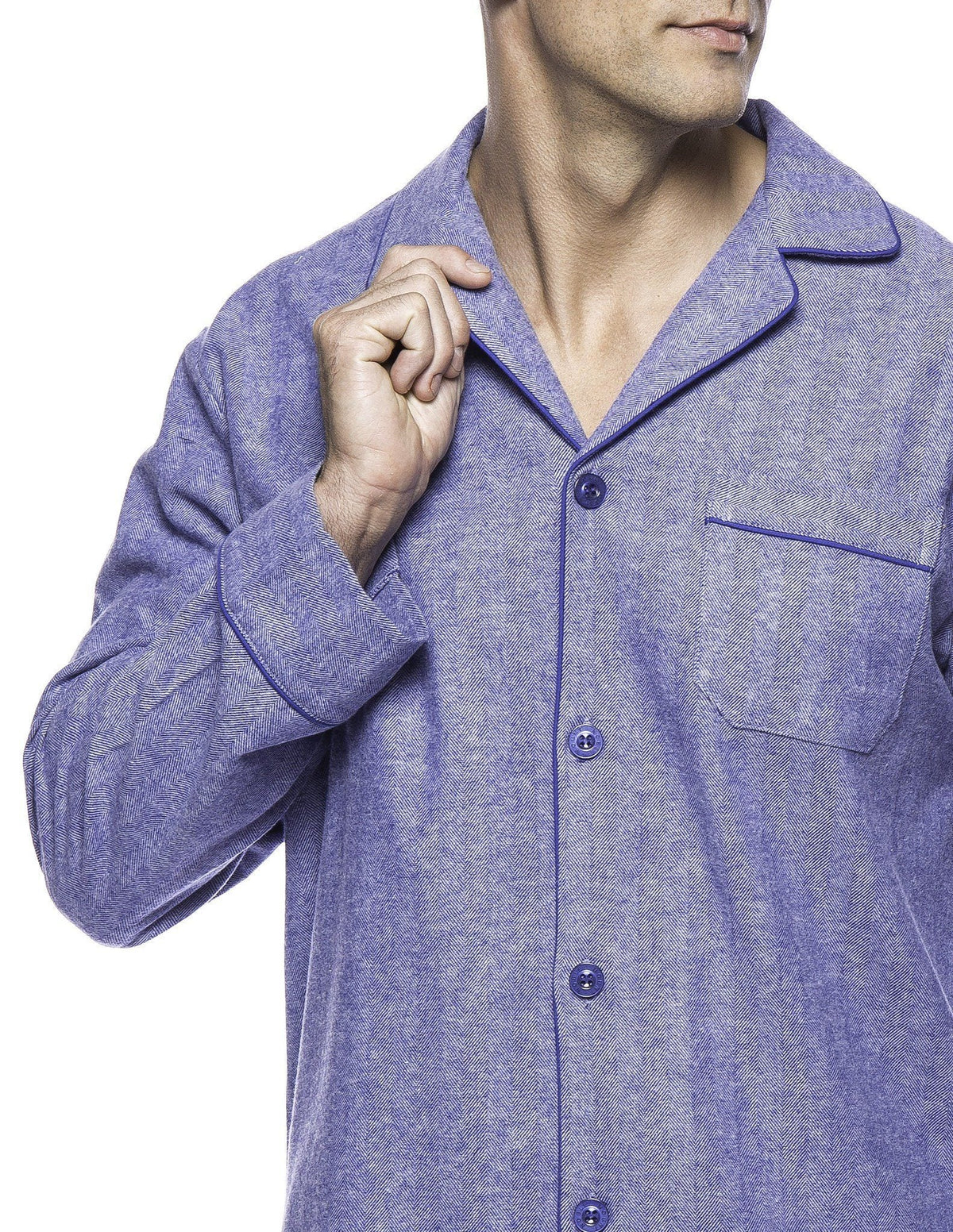 Men's Premium 100% Cotton Flannel Pajama Sleepwear Set pajama-sets La Vie Bien Men's Premium 100% Cotton Flannel Pajama Sleepwear Set