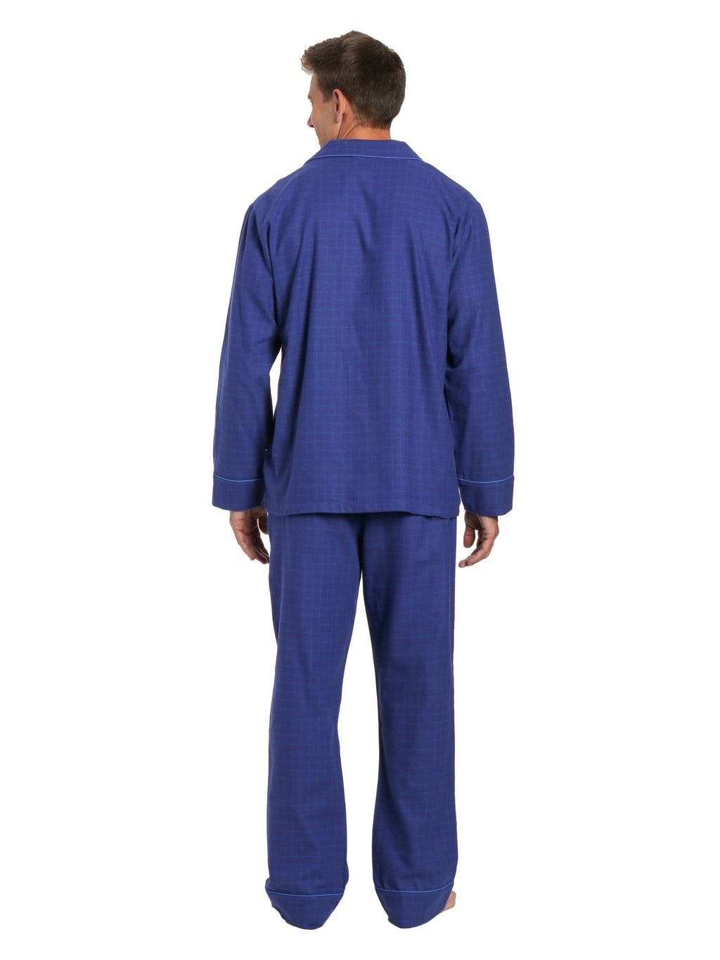 Men's Premium 100% Cotton Flannel Pajama Sleepwear Set pajama-sets La Vie Bien Men's Premium 100% Cotton Flannel Pajama Sleepwear Set