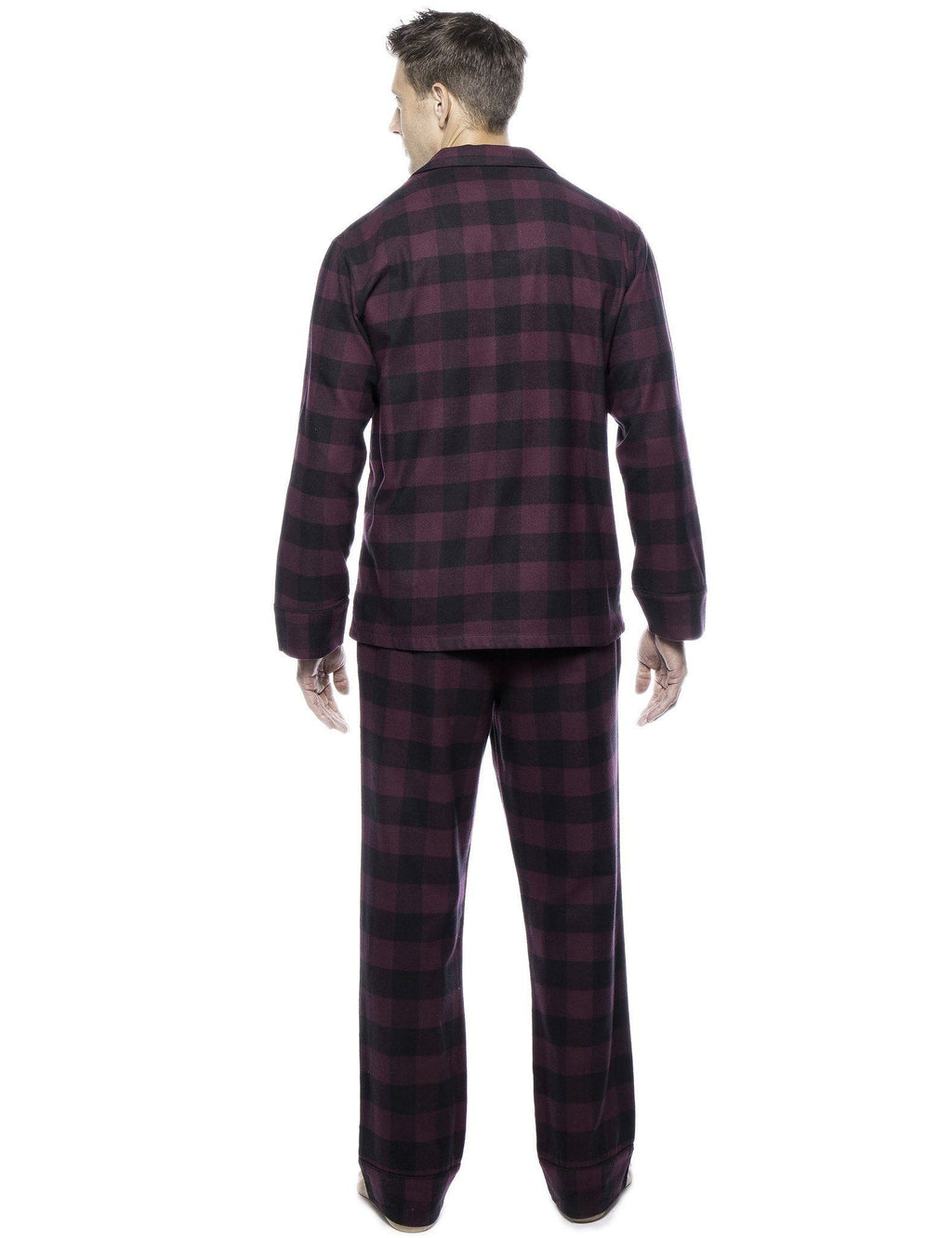 Men's Premium 100% Cotton Flannel Pajama Sleepwear Set pajama-sets La Vie Bien Men's Premium 100% Cotton Flannel Pajama Sleepwear Set