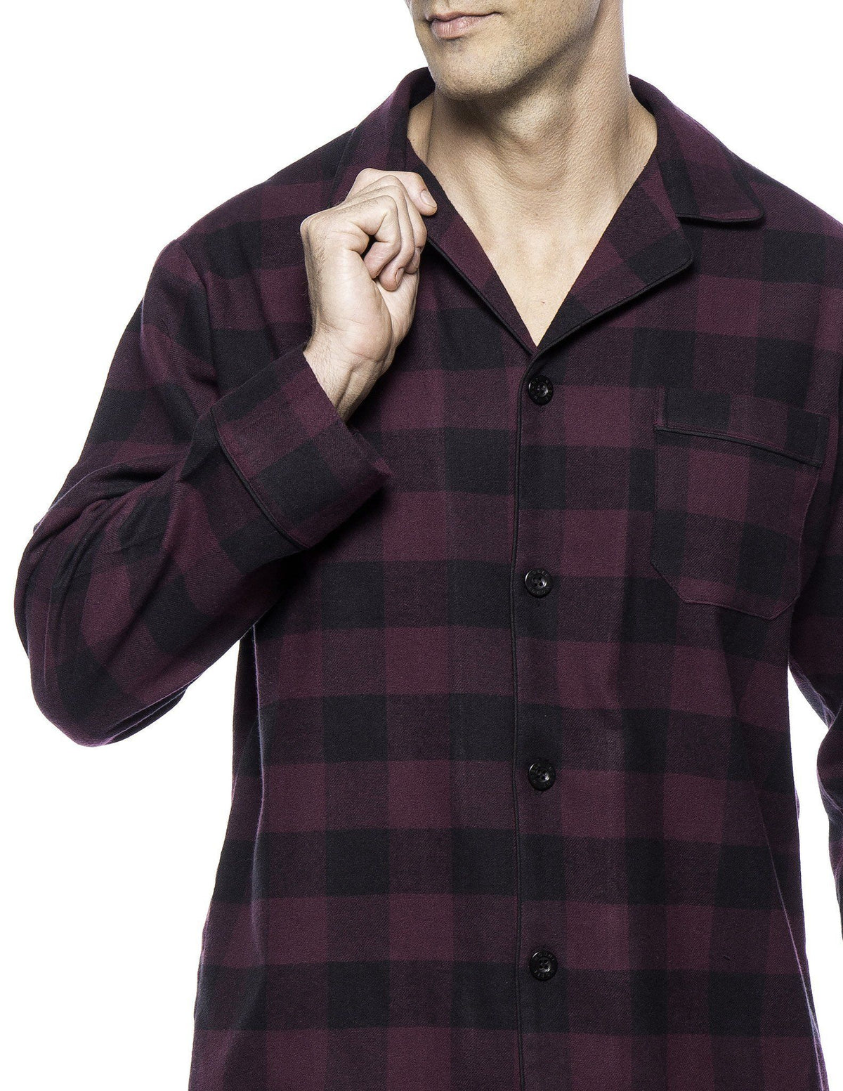 Men's Premium 100% Cotton Flannel Pajama Sleepwear Set pajama-sets La Vie Bien Men's Premium 100% Cotton Flannel Pajama Sleepwear Set