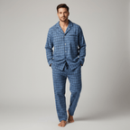 Men's Premium 100% Cotton Woven Pajama Sleepwear Set pajama-sets La Vie Bien Men's Premium 100% Cotton Woven Pajama Sleepwear Set