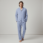 Men's Premium 100% Cotton Woven Pajama Sleepwear Set pajama-sets La Vie Bien Men's Premium 100% Cotton Woven Pajama Sleepwear Set
