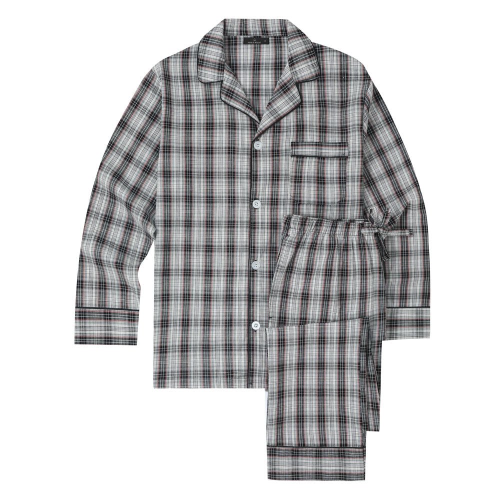 Men's Premium 100% Cotton Woven Pajama Sleepwear Set pajama-sets La Vie Bien Men's Premium 100% Cotton Woven Pajama Sleepwear Set