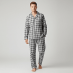 Men's Premium 100% Cotton Woven Pajama Sleepwear Set pajama-sets La Vie Bien Men's Premium 100% Cotton Woven Pajama Sleepwear Set
