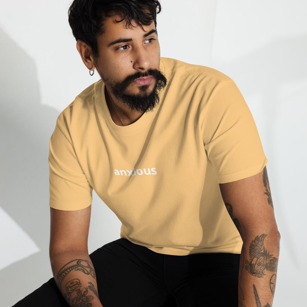 Men’s anxious tee - La Vie Bien - Anxiety apparel - Anxiety gear - Anxiety tops