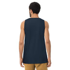 Men’s premium PROUD rainbow tank top by La Vie Bien