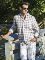 Men's Regular Fit Long Sleeve 100% Linen Shirt button-down-shirts La Vie Bien Men's Regular Fit Long Sleeve 100% Linen Shirt