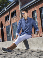 Men's Regular Fit Long Sleeve 100% Linen Shirt button-down-shirts La Vie Bien Men's Regular Fit Long Sleeve 100% Linen Shirt