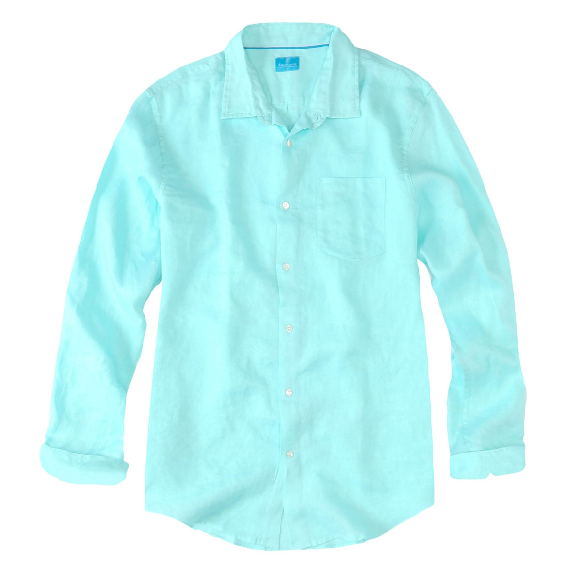 Men's Regular Fit Long Sleeve 100% Linen Shirt button-down-shirts La Vie Bien Men's Regular Fit Long Sleeve 100% Linen Shirt