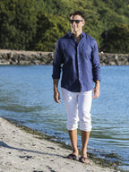 Men's Regular Fit Long Sleeve 100% Linen Shirt button-down-shirts La Vie Bien Men's Regular Fit Long Sleeve 100% Linen Shirt