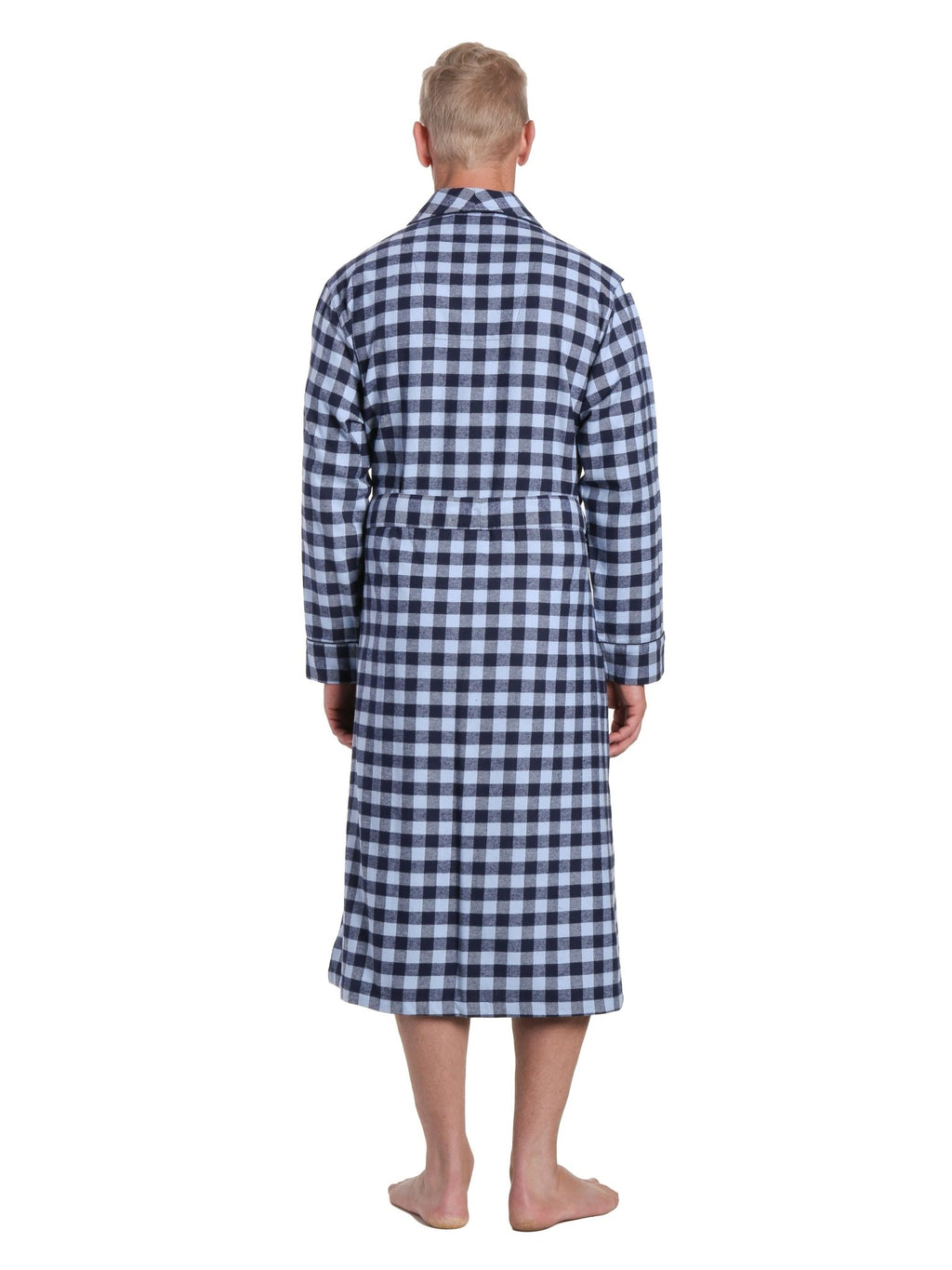 Mens Robe - Premium 100% Cotton Flannel Robe bathrobes La Vie Bien Mens Robe - Premium 100% Cotton Flannel Robe