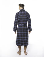 Mens Robe - Premium 100% Cotton Flannel Robe bathrobes La Vie Bien Mens Robe - Premium 100% Cotton Flannel Robe