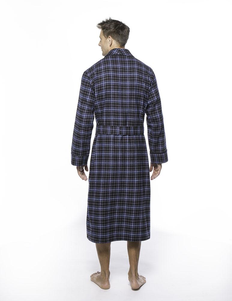 Mens Robe - Premium 100% Cotton Flannel Robe bathrobes La Vie Bien Mens Robe - Premium 100% Cotton Flannel Robe