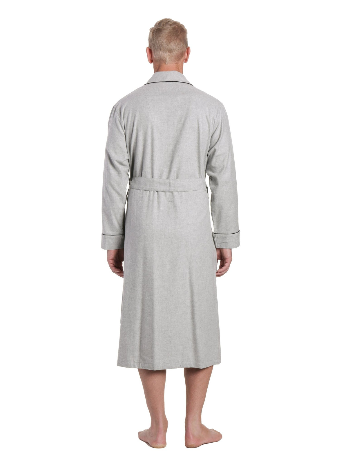 Mens Robe - Premium 100% Cotton Flannel Robe bathrobes La Vie Bien Mens Robe - Premium 100% Cotton Flannel Robe