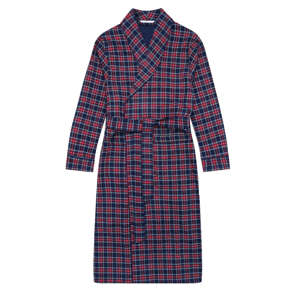 Mens Robe - Premium 100% Cotton Flannel Robe bathrobes La Vie Bien Mens Robe - Premium 100% Cotton Flannel Robe