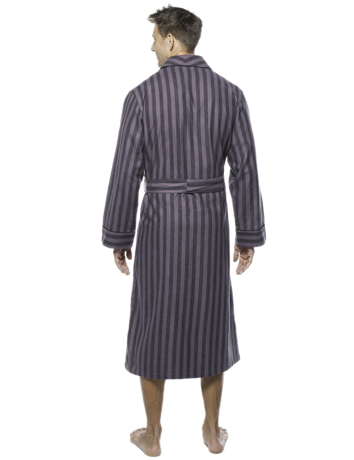 Mens Robe - Premium 100% Cotton Flannel Robe bathrobes La Vie Bien Mens Robe - Premium 100% Cotton Flannel Robe