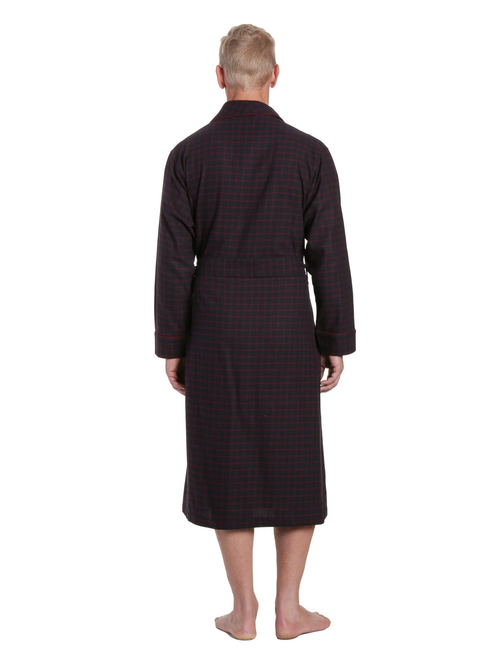 Mens Robe - Premium 100% Cotton Flannel Robe bathrobes La Vie Bien Mens Robe - Premium 100% Cotton Flannel Robe