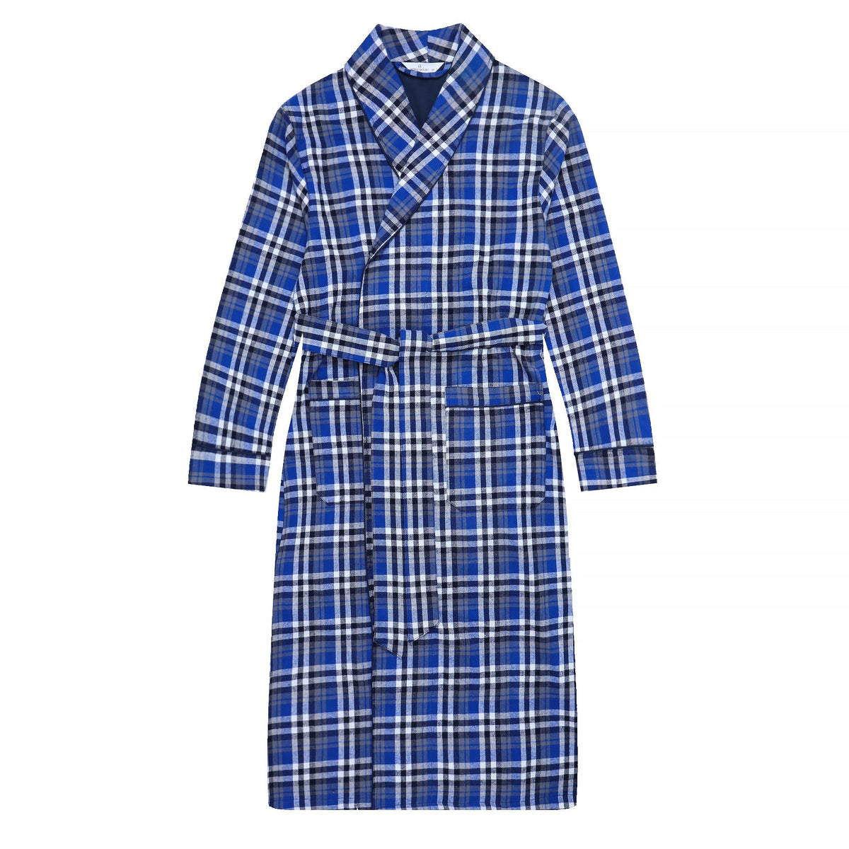 Mens Robe - Premium 100% Cotton Flannel Robe bathrobes La Vie Bien Mens Robe - Premium 100% Cotton Flannel Robe