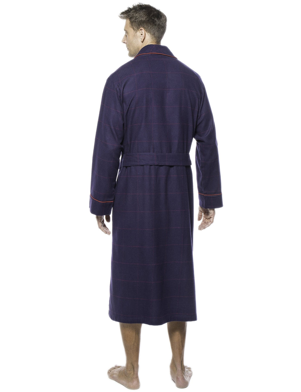Mens Robe - Premium 100% Cotton Flannel Robe bathrobes La Vie Bien Mens Robe - Premium 100% Cotton Flannel Robe
