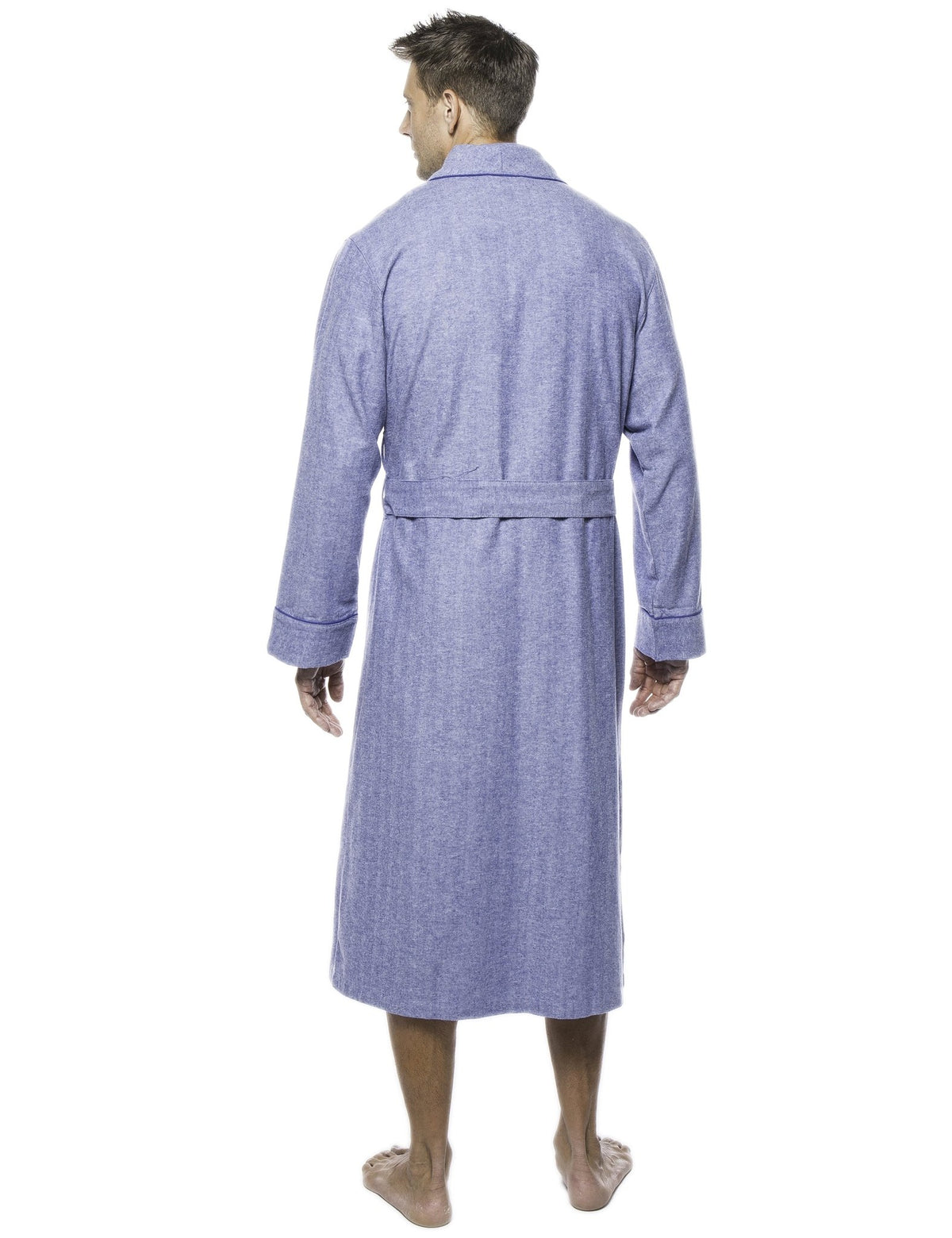 Mens Robe - Premium 100% Cotton Flannel Robe bathrobes La Vie Bien Mens Robe - Premium 100% Cotton Flannel Robe