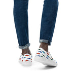 Men’s fishy sardines slip-on canvas shoes by La Vie Bien