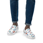 Men’s fishy sardines slip-on canvas shoes by La Vie Bien