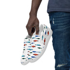 Men’s fishy sardines slip-on canvas shoes by La Vie Bien