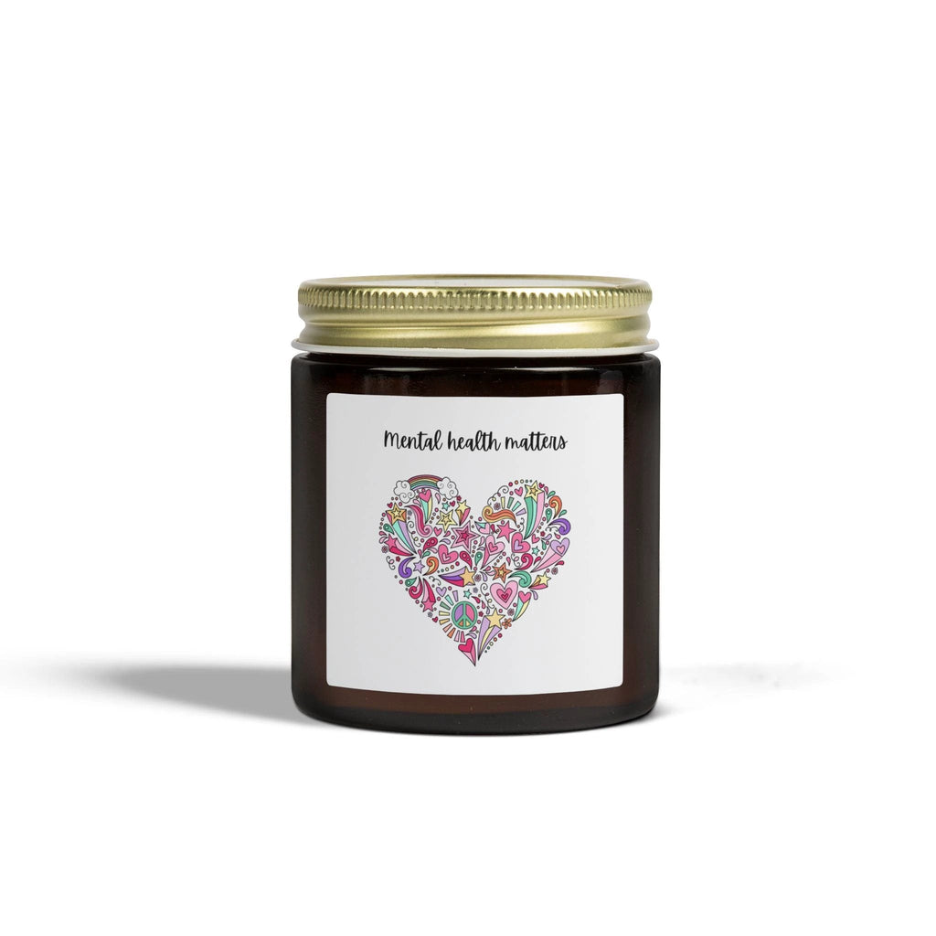 Mental health matters Scented Candle by Printify