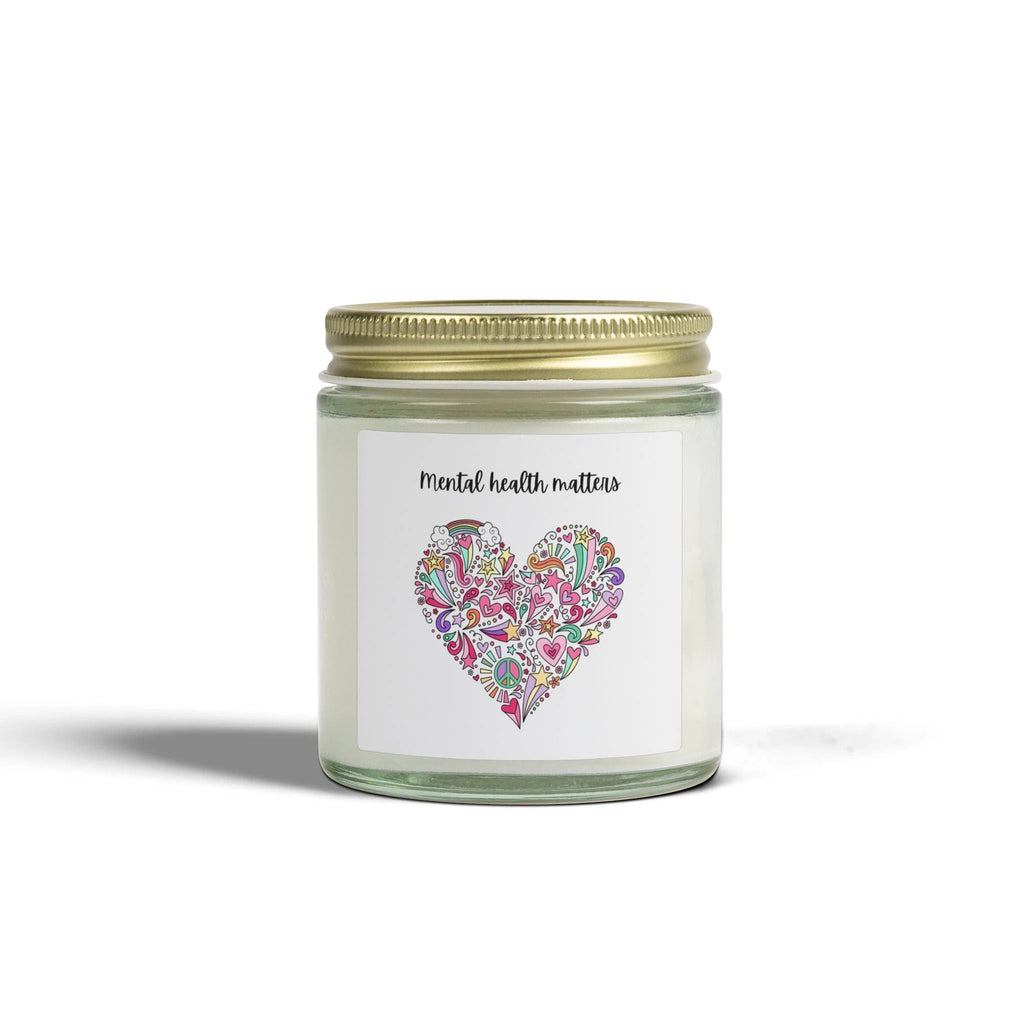 Mental health matters Scented Candle by Printify