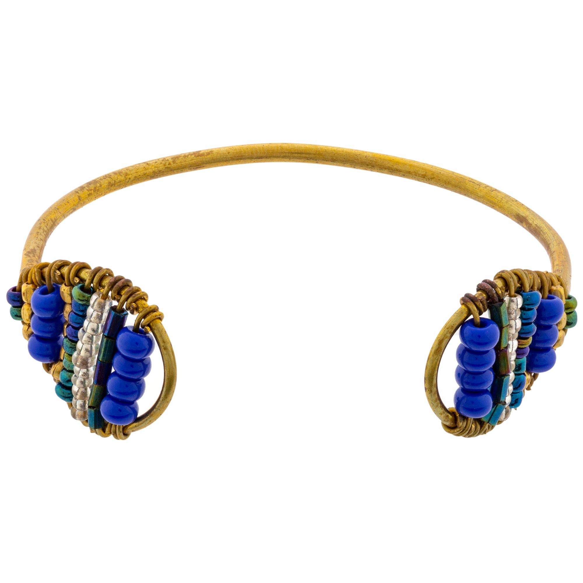 Merina Beaded Cuff Bracelet Bracelets - Fashion La Vie Bien Merina Beaded Cuff Bracelet